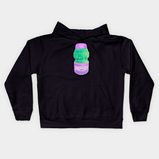 Halloween pink and green drink Kids Hoodie